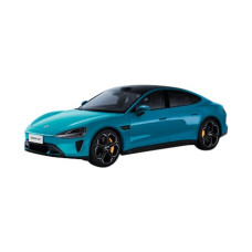 Xiaomi SU7 1:18 Die-cast Model Car , Aqua Blue , Zinc alloy, ABS, SAN and PVC