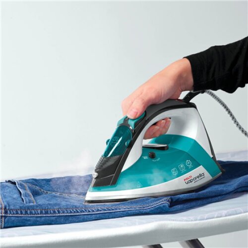 Polti Iron PLEU0254 Vaporella Quick & Comfort QC120 Steam Iron 2200 W Water tank capacity 300 ml Continuous steam 30 g/min White/Blue/Black
