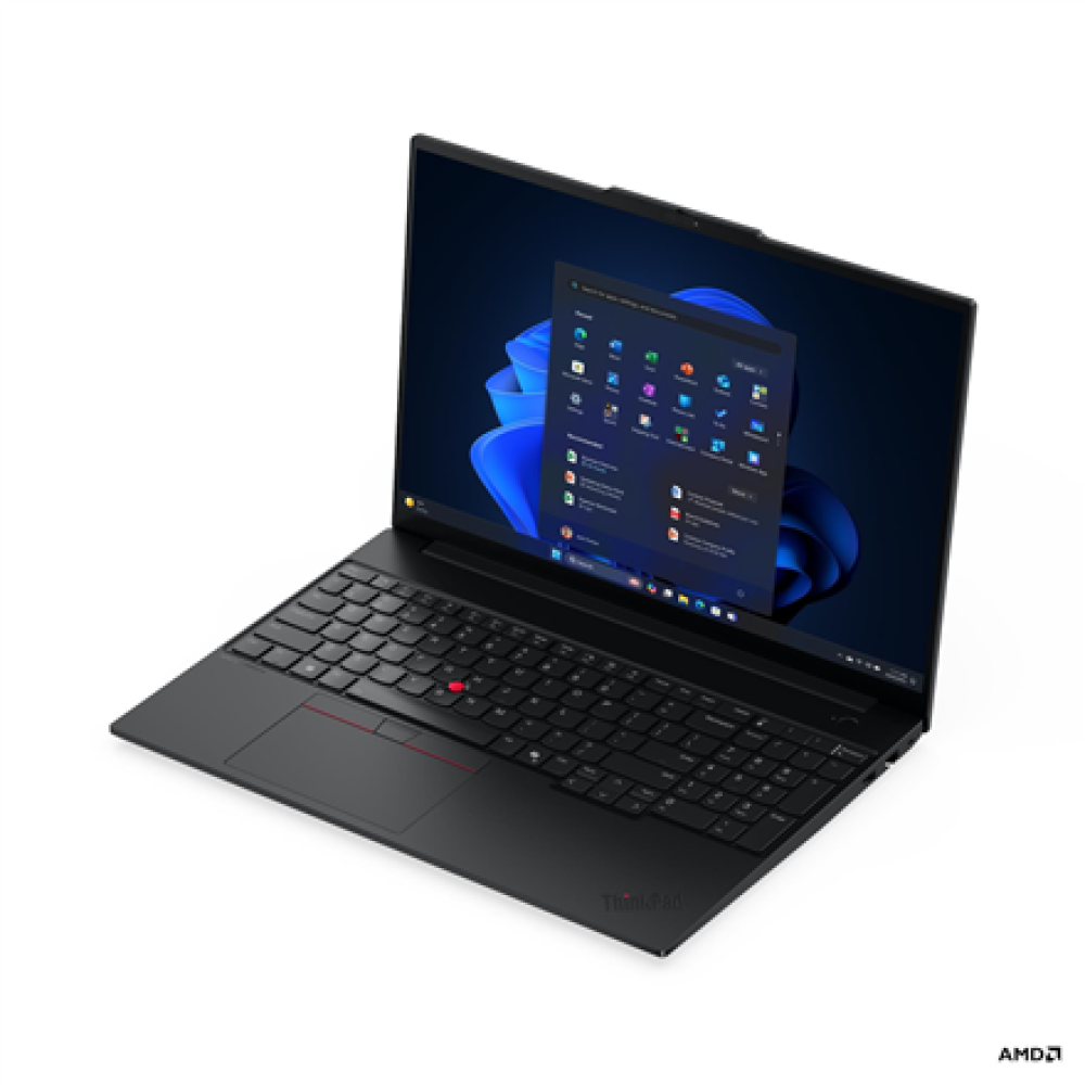 Lenovo ThinkPad E16 G3 AMD , Black , 16 , IPS , WUXGA , 1920 x 1200 pixels , Anti-glare , AMD Ryzen 7 , 250 , 16 GB , SODIMM DDR5 , Solid-state drive capacity 512 GB , AMD Radeon 780M Graphics , Windows 11 Pro , 802.11ax , Bluetooth version 5.3 , Keyboard