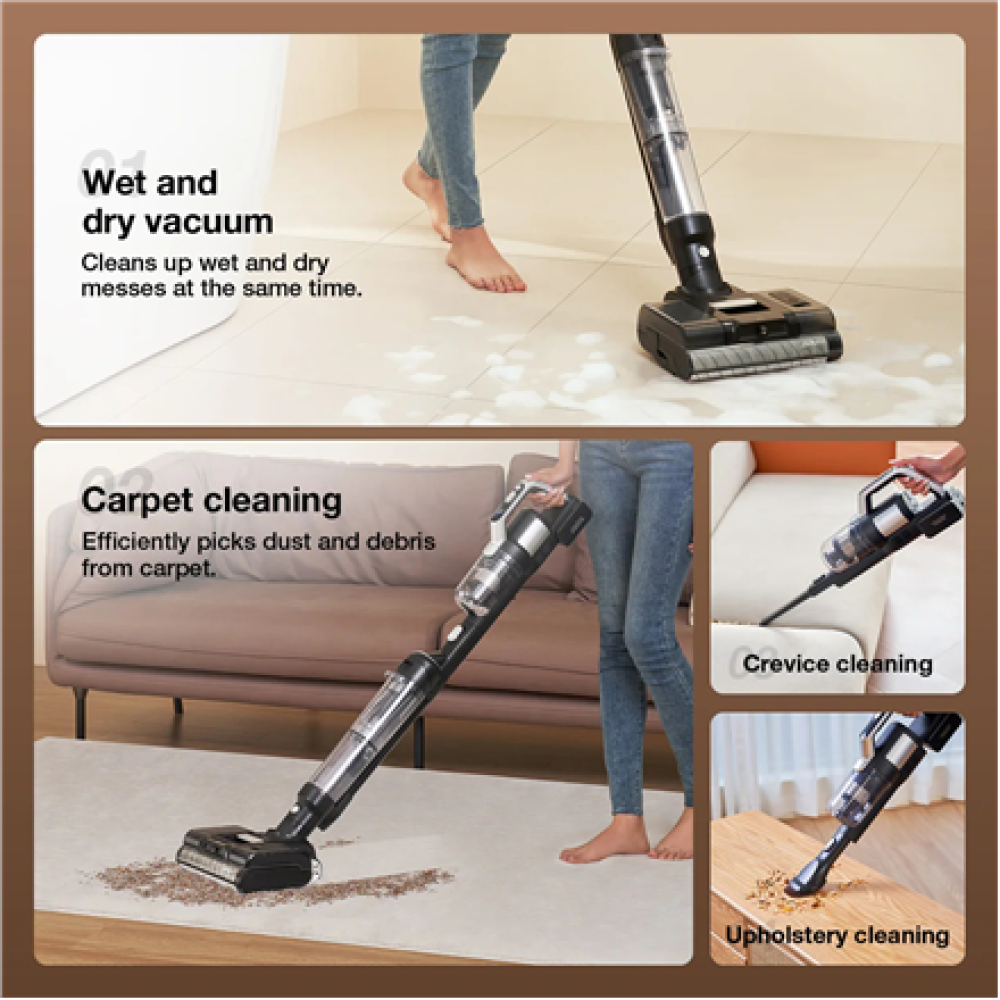 Jimmy Vacuum cleaner and washer , PW11 , Cordless operating , Washing function , 400 W , 21.6 V , Operating time (max) 75 min , Black/Silver , Warranty 24 month(s)