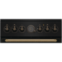 Gorenje Cooker , GECS5B70CLB , Hob type Vitroceramic , Oven type Electric , Black , Width 50 cm , Depth 59.4 cm , 70 L