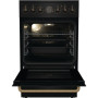 Gorenje Cooker , GECS5B70CLB , Hob type Vitroceramic , Oven type Electric , Black , Width 50 cm , Depth 59.4 cm , Energy efficiency class A , 70 L