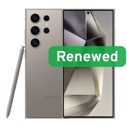 Grade A , Samsung Galaxy S24 Ultra , 6.8 Dynamic AMOLED 2X , 5G , 256GB , TITANIUM GRAY , Android , Samsung Renewed