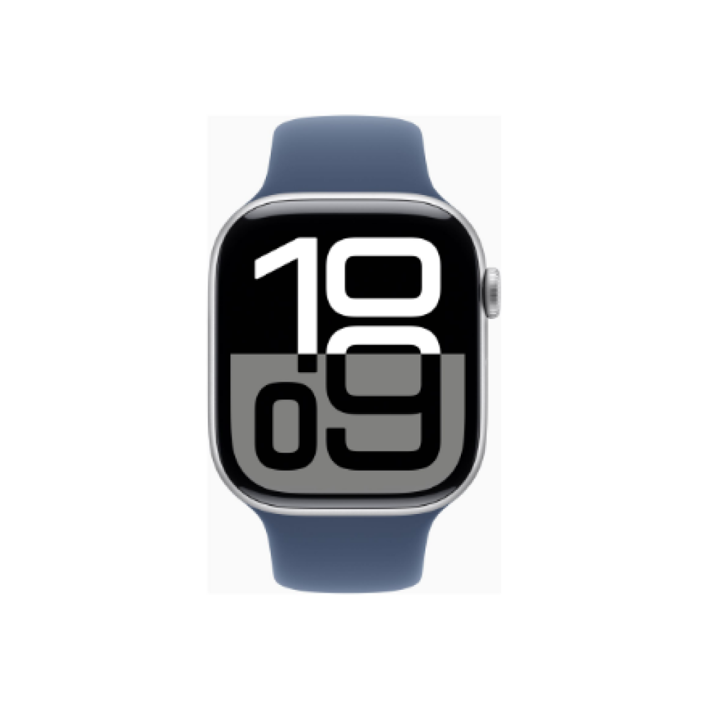Apple Watch Series 10 , Smart watch , GPS (satellite) , Always-On Retina display , 46mm , Waterproof , Silver