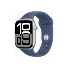 Apple Watch Series 10 , Smart watch , GPS (satellite) , Always-On Retina display , 46mm , Waterproof , Silver