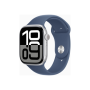 Apple Watch Series 10 , Smart watch , GPS (satellite) , Always-On Retina display , 46mm , Waterproof , Silver