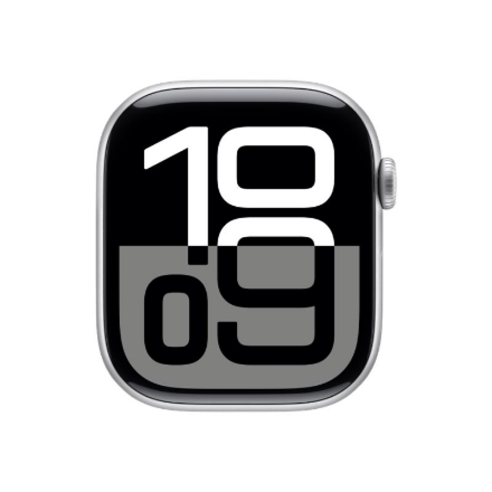 Apple Watch Series 10 , Smart watch , GPS (satellite) , Always-On Retina display , 46mm , Waterproof , Silver
