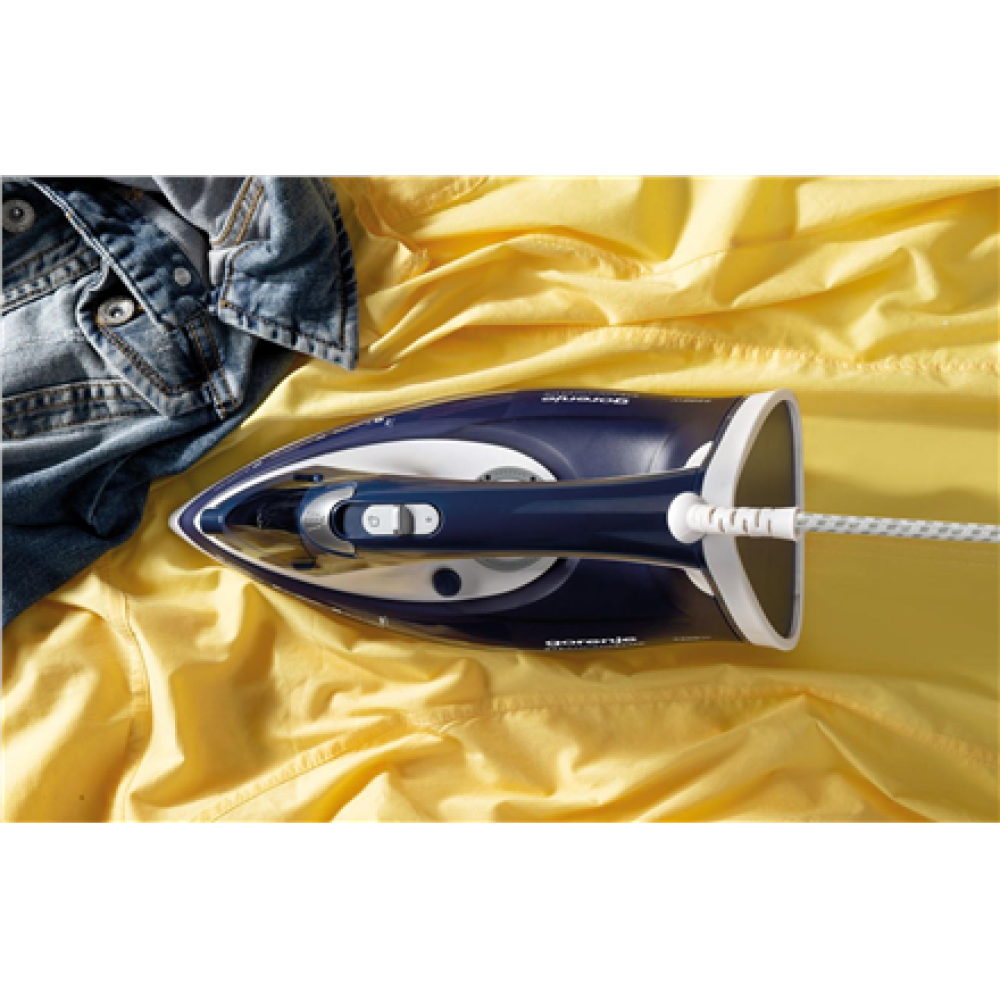 Gorenje , SIH2200BLC , Steam Iron , 2200 W , Water tank capacity 280 ml , Continuous steam 30 g/min , Steam boost performance 90 g/min , Blue/White