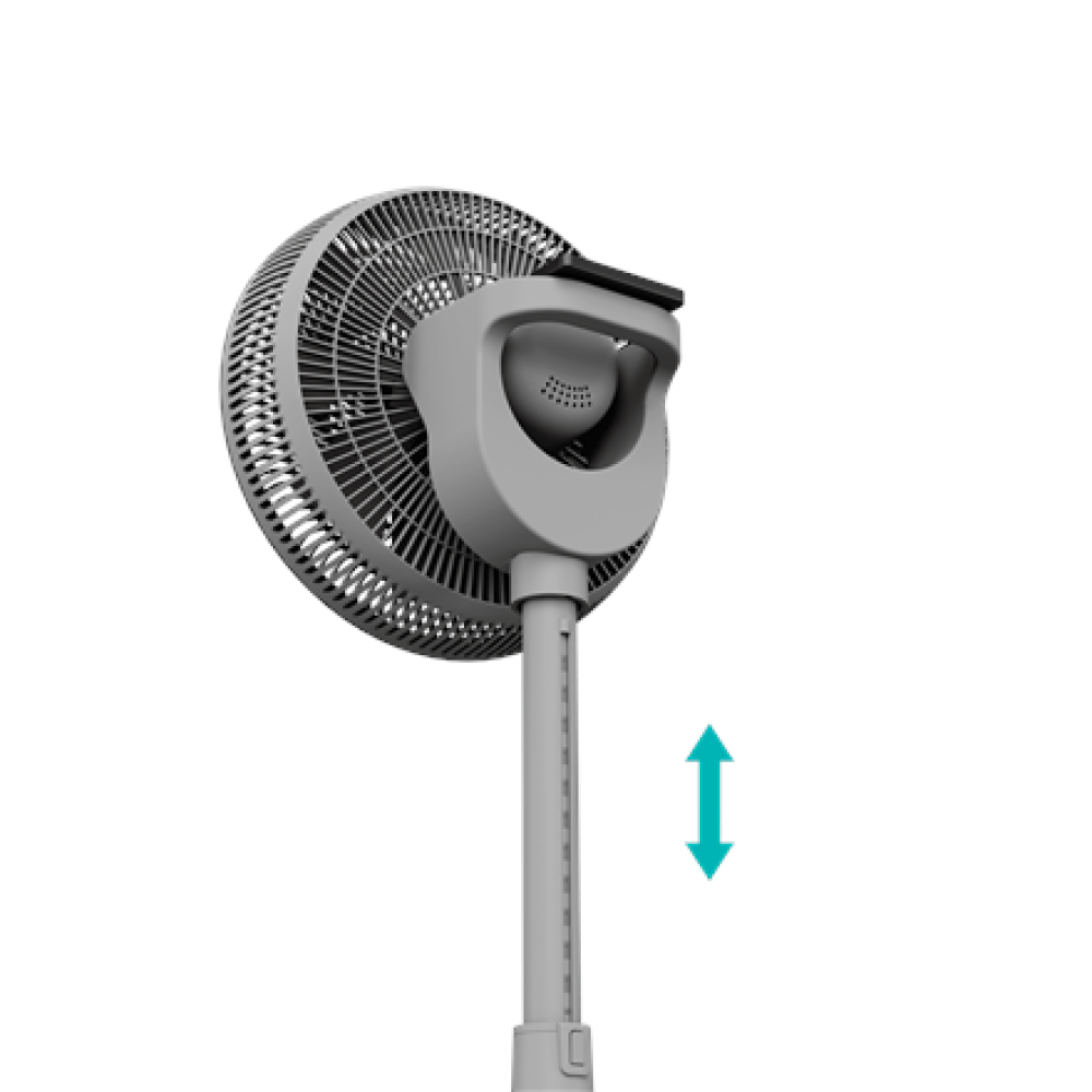 Duux , Fan , Whisper 2 , Stand Fan , Gray , Diameter 34 cm , Number of speeds 26 , Oscillation , 1.6-19 W , Remote control