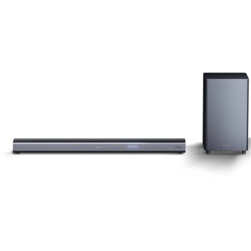 Sharp HT-SBW460 3.1 Soundbar with Wireless Subwoofer and Dolby Atmos for TV above 40, HDMI ARC/CEC, Bluetooth, 95cm, Black , Sharp , TV SoundBar with Wireless Subwoofer , HT-SBW460 , Black , No , USB port , Bluetooth , 440 W , Wireless connection