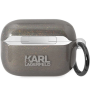 Apple AirPods Pro 2, Glitter Karl&Choupette Earphone Case , KLAP2HNKCTGK , Black , TPU/PC