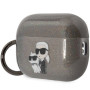 Apple AirPods Pro 2, Glitter Karl&Choupette Earphone Case , KLAP2HNKCTGK , Black , TPU/PC
