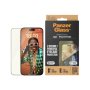 PanzerGlass , Screen protector , Apple , iPhone 15 Pro Max , Glass , Clear , Ultra-Wide Fit; Easy installation; Fingerprint resistant; Anti-blue light; Anti-reflective; Anti-yellowing , Eyecare