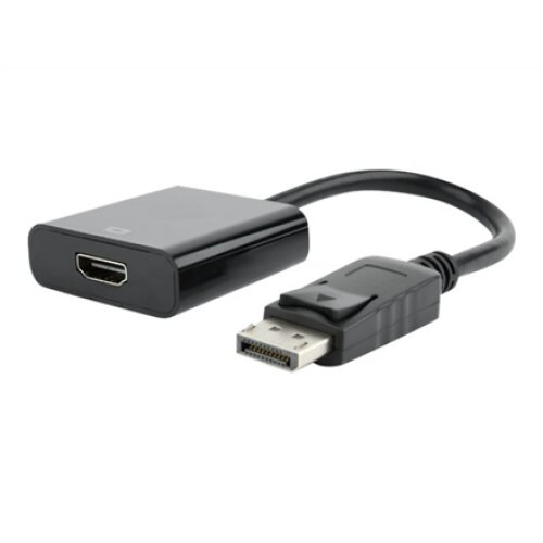 Cablexpert DisplayPort to HDMI adapter cable, Black , Cablexpert