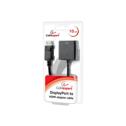 Cablexpert DisplayPort to HDMI adapter cable, Black , Cablexpert