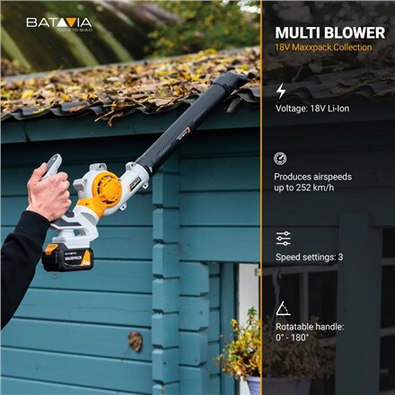 Batavia B.V. , 18V Leaf Blower - Without Battery and Charger