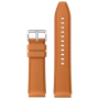 Xiaomi Watch S1 Leather Strap Boasting a lightweight and skin-friendly design Brown Buckle material: Stainless Steel; Strap material: Leather