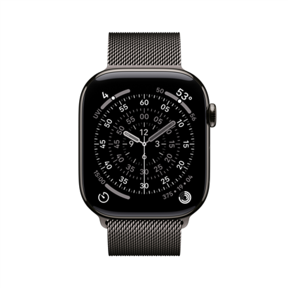 Apple Watch Series 11 , GPS (satellite) , Retina LTPO3 OLED , Slate Titanium