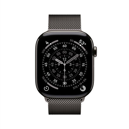 Apple Watch Series 11 , GPS (satellite) , Retina LTPO3 OLED , Slate Titanium
