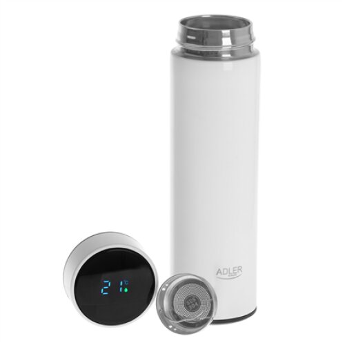 Adler , Thermal Flask , AD 4506w , Material Stainless steel/Silicone , White