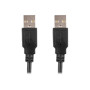 Lanberg , Cable USB-A 2.0 , CA-USBA-20CU-0018-BK , USB Type-A to USB Type-A