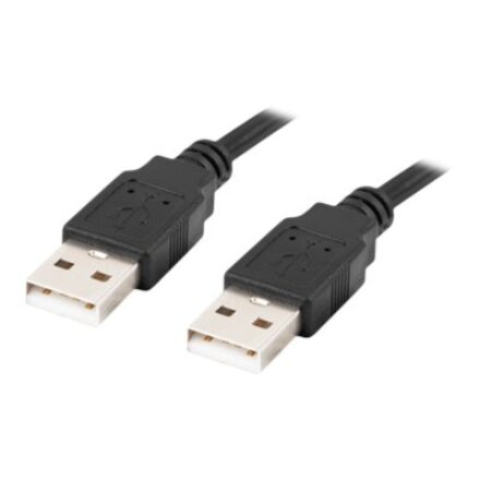 Lanberg , Cable USB-A 2.0 , CA-USBA-20CU-0018-BK , USB Type-A to USB Type-A