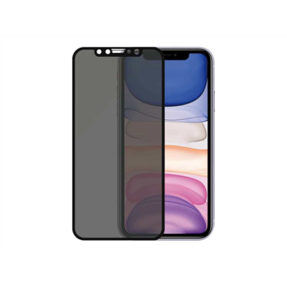 PanzerGlass , P2665 , Screen protector , Apple , iPhone Xr/11 , Tempered glass , Black , Confidentiality filter; Full frame coverage; Anti-shatter film (holds the glass together and protects against glass shards in case of breakage); Case Friendly – compa