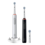 Oral-B Electric Toothbrush , Pro3 3900N , Rechargeable , For adults , Number of brush heads included 3 , Number of teeth brushing modes 3 , White/Black