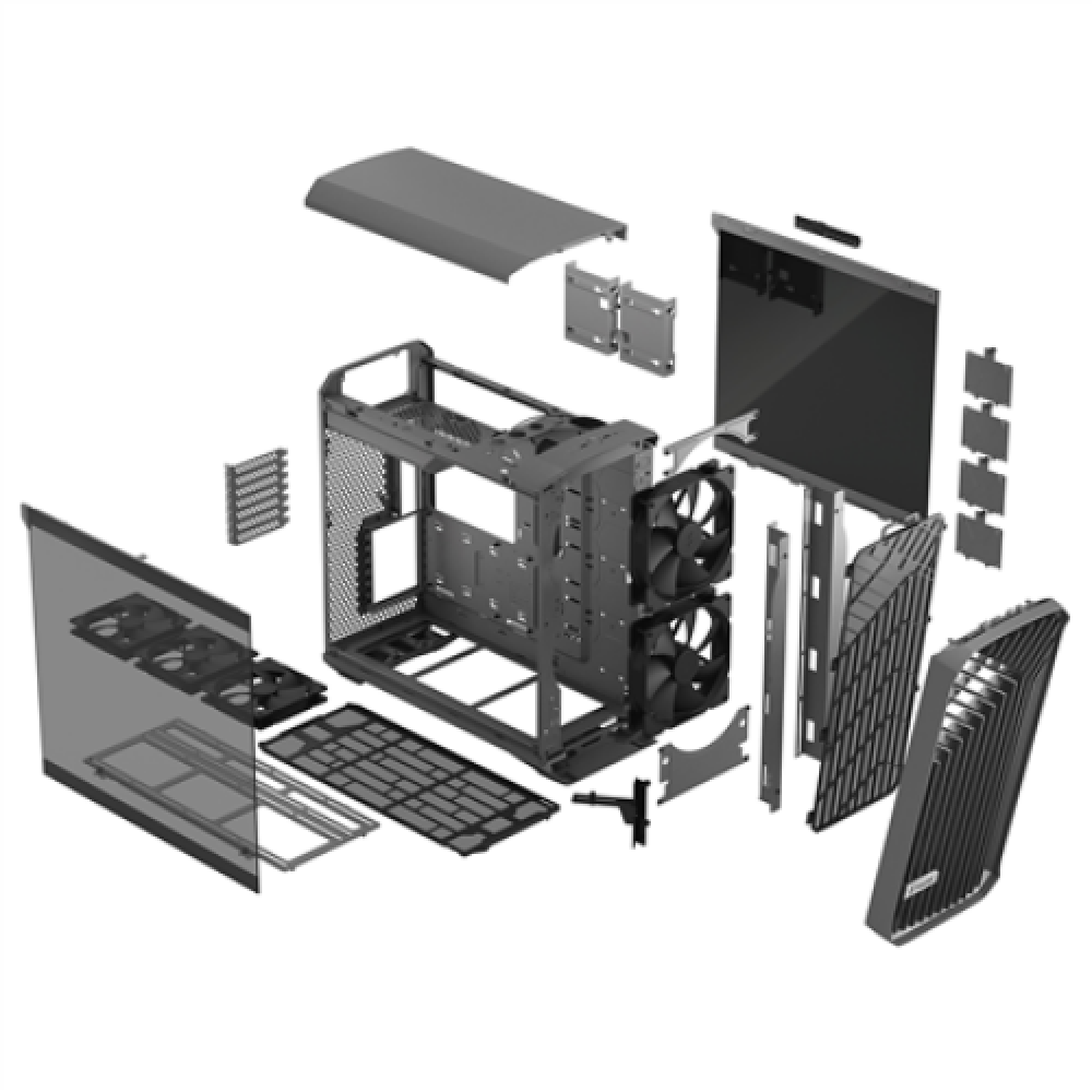 Fractal Design Torrent Gray TG Light Tint Gray