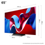 LG OLED65C41LA , 65 , Smart TV , webOS24 , UHD , Black