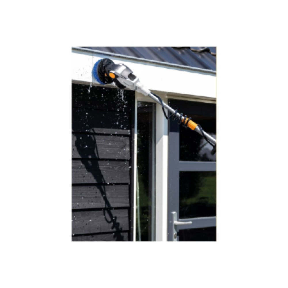 Batavia B.V. 18V Twin Brush - Cordless Brushless Telescopic Power Scrubber, Without Battery and Charger , IPX7