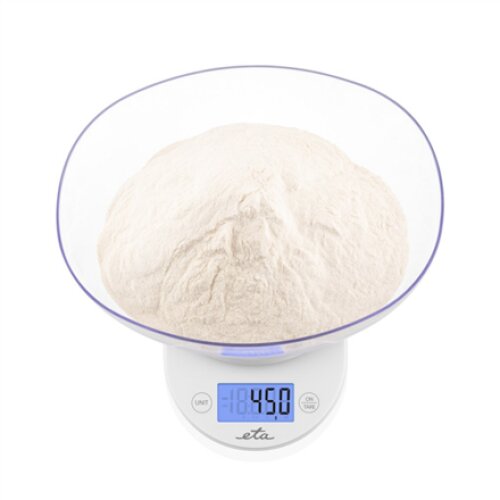 ETA , Kitchen scale with a bowl , ETA577090000 Mari , Graduation 1 g , Display type LCD , White