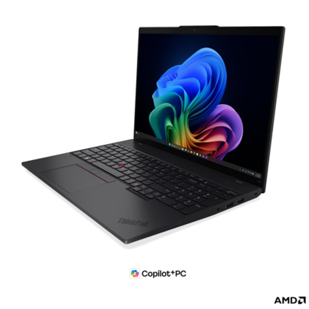 Lenovo ThinkPad L16 G3 AMD , Black , 16 , IPS , WUXGA , 1920 x 1200 pixels , Anti-glare , AMD Ryzen AI 5 , 430 , 16 GB , SODIMM DDR5 , Solid-state drive capacity 512 GB , AMD Radeon 840M Graphics , Windows 11 Pro , 802.11be , Bluetooth version 5.4 , Keybo