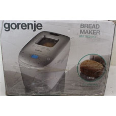 SALE OUT. Gorenje , Bread maker , BM1600WG , Power 850 W , Number of programs 16 , Display LCD , White/Silver , DAMAGED PACKAGING SALE OUT. Gorenje , Bread maker , BM1600WG , Power 850 W , Number of programs 16 , Display LCD , White/Silver , DAMAGED PACKAGING
