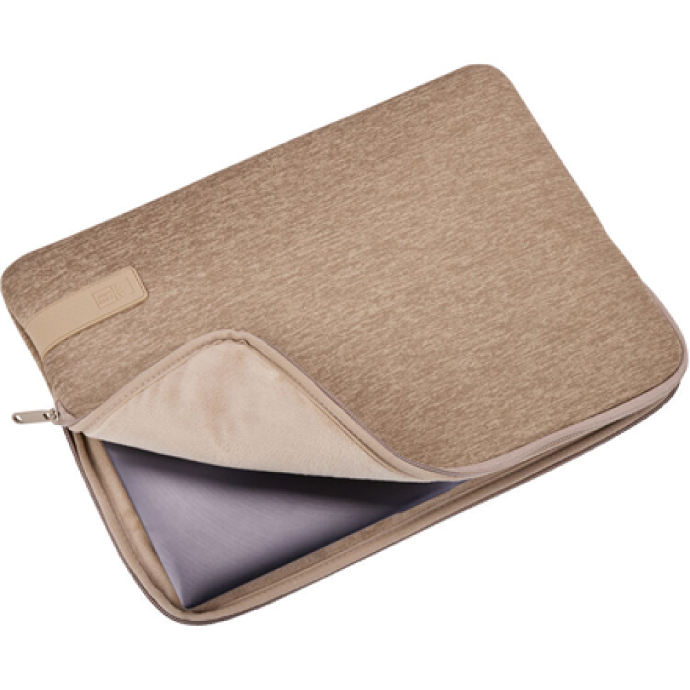 Case Logic Reflect , Fits up to size 14 , Laptop sleeve , Boulder beige