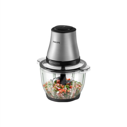 Philips Chopper , HR1503/00 Series 3000 , Stainless Steel , 500 W