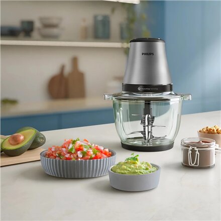 Philips Chopper , HR1503/00 Series 3000 , Stainless Steel , 500 W