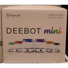 SALE OUT. Ecovacs DEEBOT mini Vacuum cleaner, Robot, Wet&Dry, ZeroTangle Technology, Agile Navigation, White/Blue + Auto-empty station , Ecovacs Robotic Vacuum Cleaner , DEEBOT mini BLUE , Wet&Dry , Li-ion , 3200 mAh , Dust capacity 1.8 L , 8000 P
