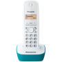 Panasonic , Cordless phone , KX-TG1611FXC , Built-in display , Caller ID , White , Conference call , Wireless connection