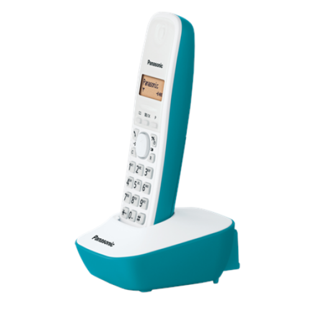 Panasonic , Cordless phone , KX-TG1611FXC , Built-in display , Caller ID , White , Conference call , Wireless connection