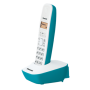 Panasonic , Cordless phone , KX-TG1611FXC , Built-in display , Caller ID , White , Conference call , Wireless connection