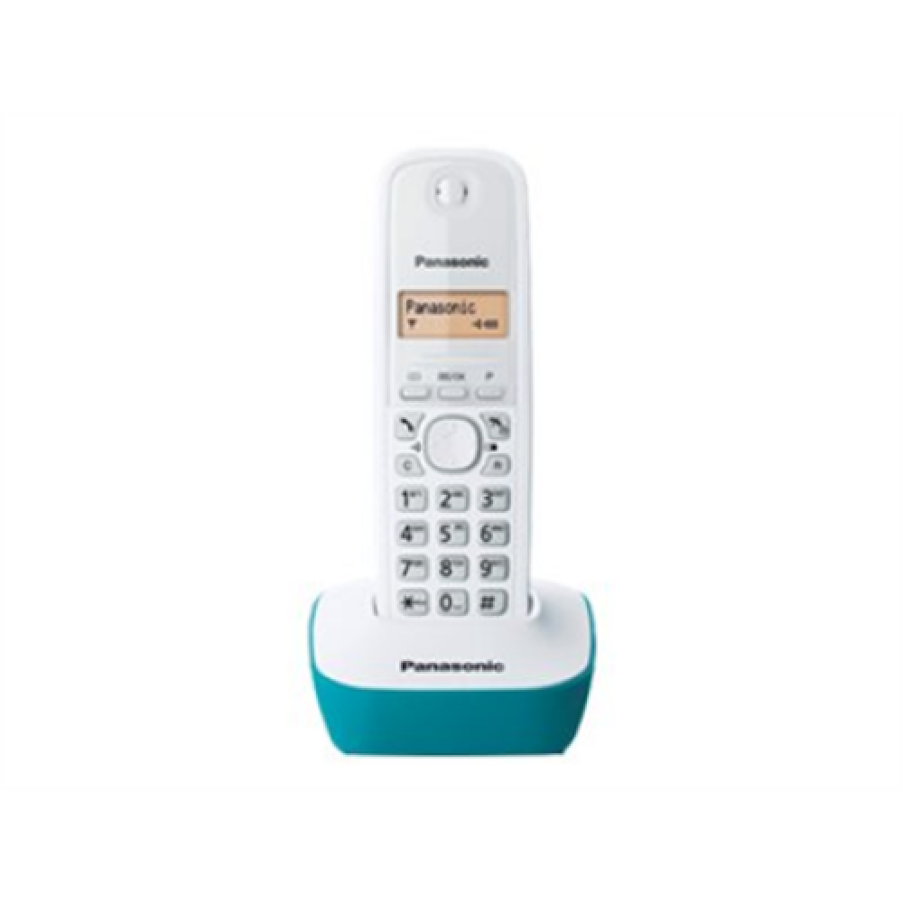 Panasonic , Cordless phone , KX-TG1611FXC , Built-in display , Caller ID , White , Conference call , Wireless connection