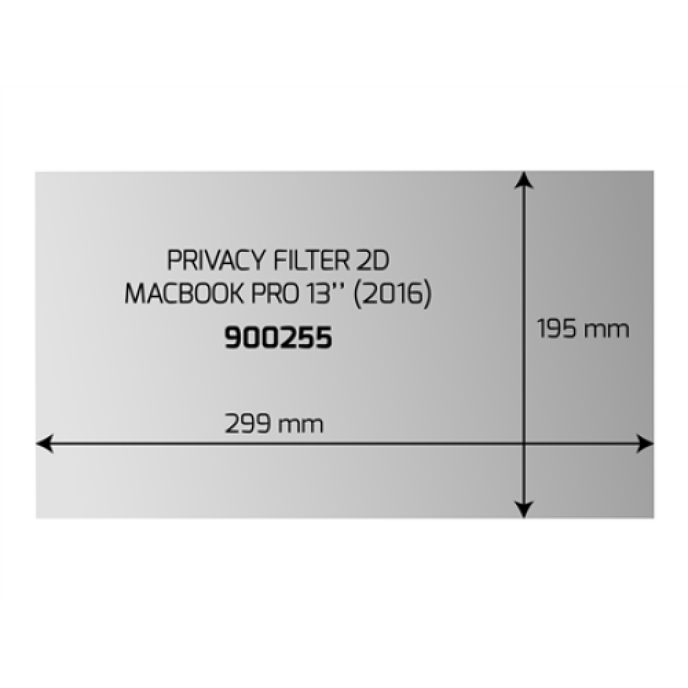 PORT DESIGNS Privacy Filter 2D Macbook Pro 13 (2016)- 299x195 PORT DESIGNS PORT DESIGNS Privacy Filter 2D Macbook Pro 13 (2016)- 299x195