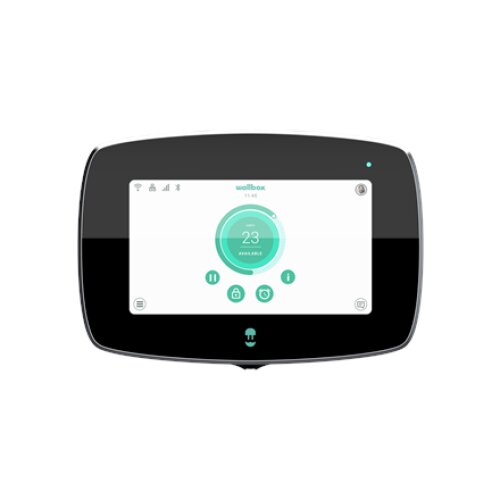 Wallbox , Electric Vehicle charger, 5 meter cable Type, 2OCCP + RFID + DC Leakage , Commander 2 , 11 kW , Wi-Fi, Bluetooth, Ethernet, 4G (optional) , Premium feel charging station equiped with 7” Touchscreen for Public and Private charging scenarios. Like