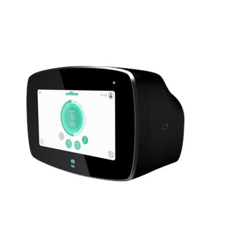 Wallbox , Electric Vehicle charger, 5 meter cable Type, 2OCCP + RFID + DC Leakage , Commander 2 , 11 kW , Wi-Fi, Bluetooth, Ethernet, 4G (optional) , Premium feel charging station equiped with 7” Touchscreen for Public and Private charging scenarios. Like