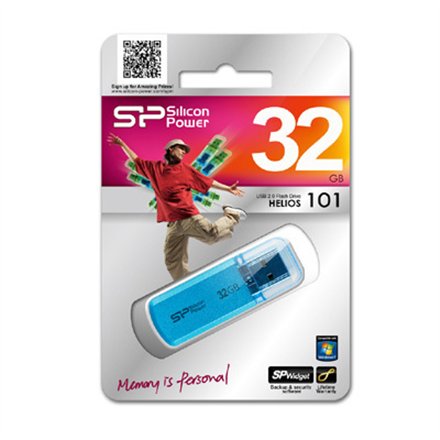 Silicon Power , Helios 101 , 32 GB , USB 2.0 , Blue