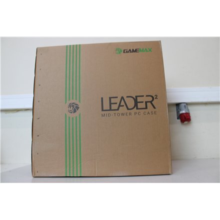 SALE OUT. Gamemax , Case , LEADER 2 BK , E-ATX , SALE OUT. Gamemax DAMAGED PACKAGING