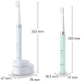 Panasonic , Electric Toothbrush , EW-DM81-G503 , Rechargeable , For adults , Number of brush heads included 2 , Number of teeth brushing modes 2 , Sonic technology , White/Mint