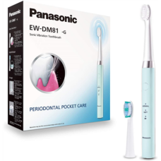 Panasonic , Electric Toothbrush , EW-DM81-G503 , Rechargeable , For adults , Number of brush heads included 2 , Number of teeth brushing modes 2 , Sonic technology , White/Mint