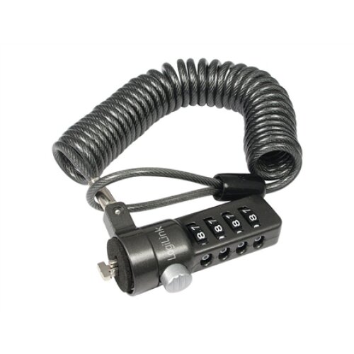 Logilink NBS004, Notebook Coil Cable Lock, black